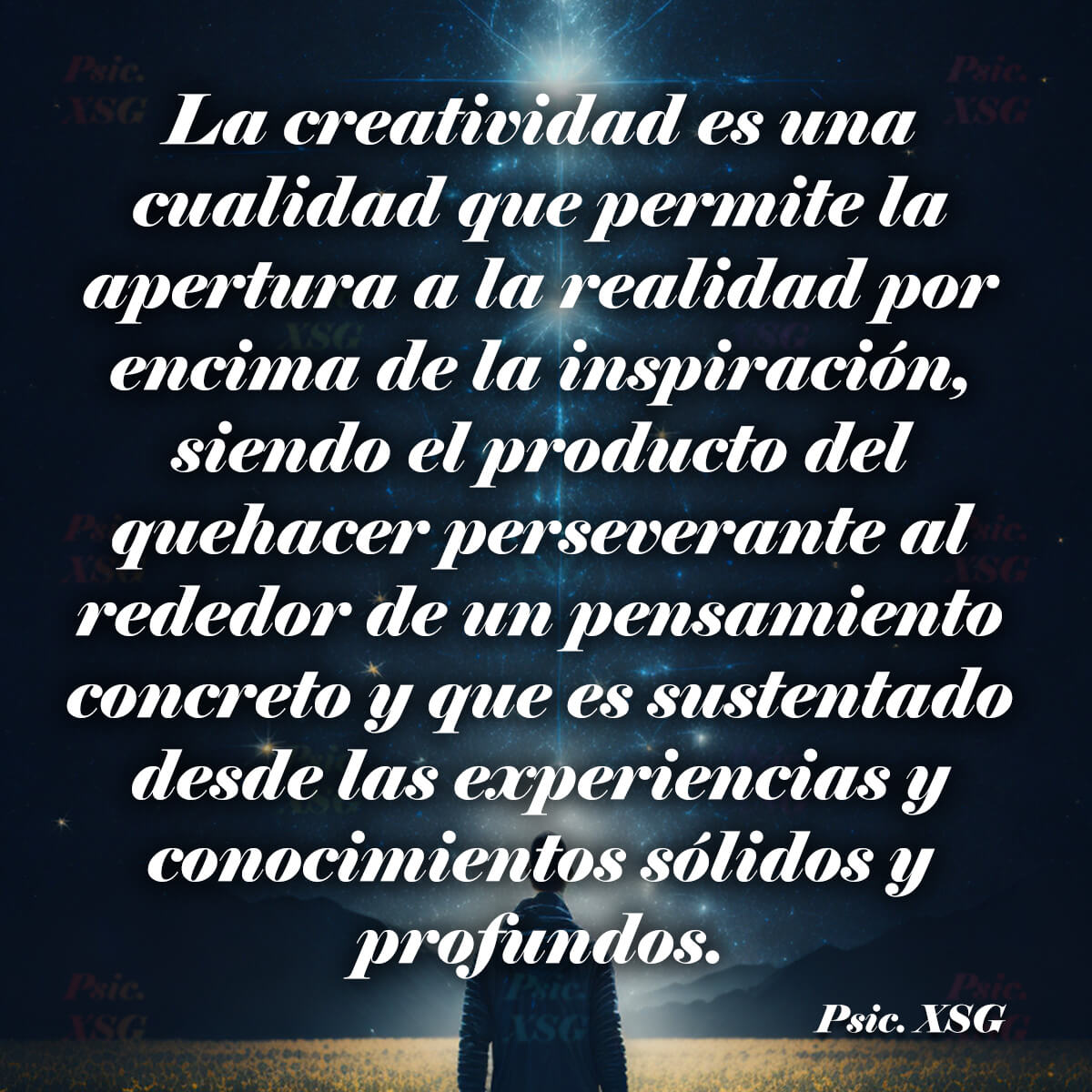 Creatividad como cualidad por Psic. XSG